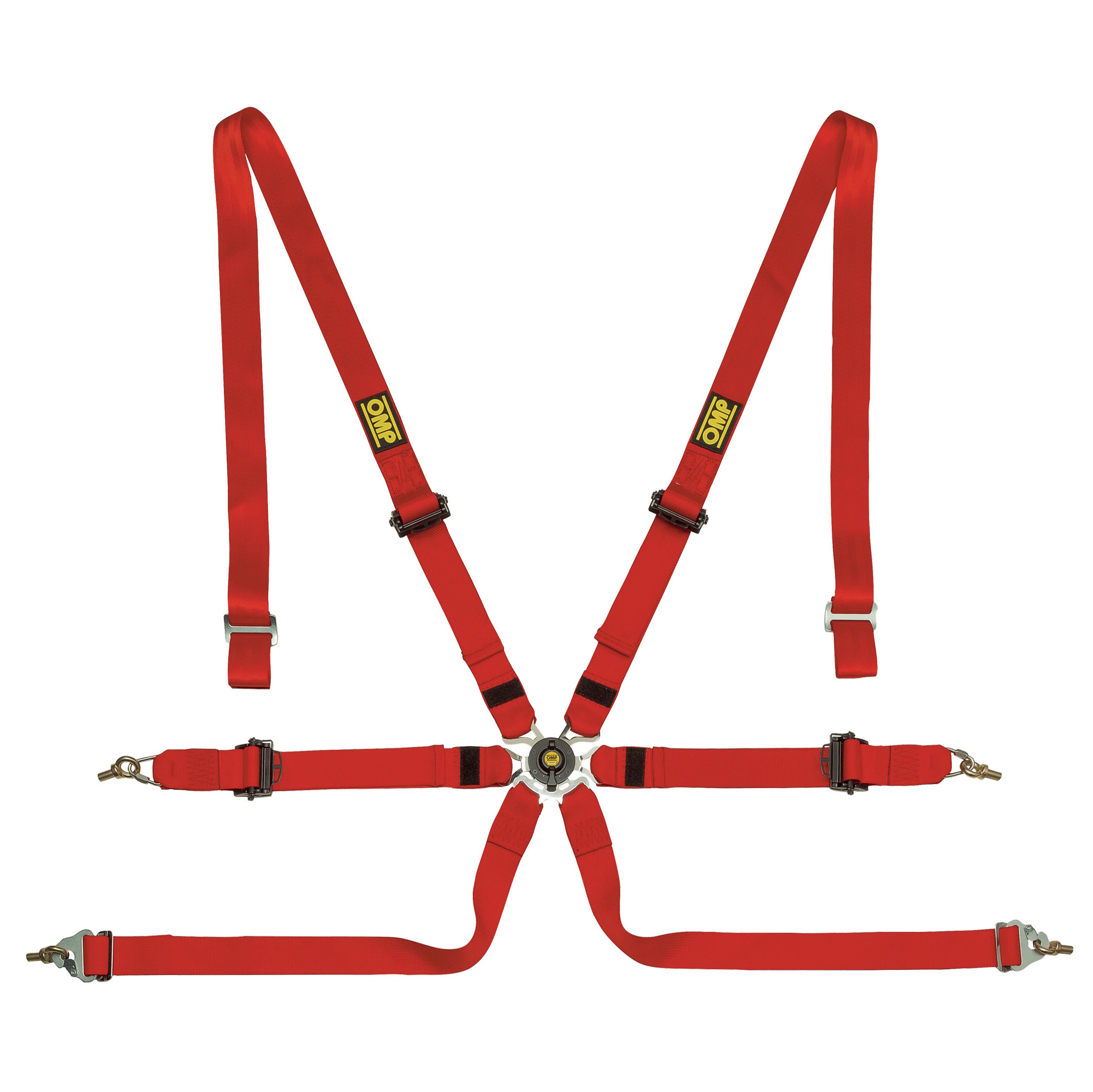 OMP 0202 HSL - Saloon Pull Down 6 Point Harness